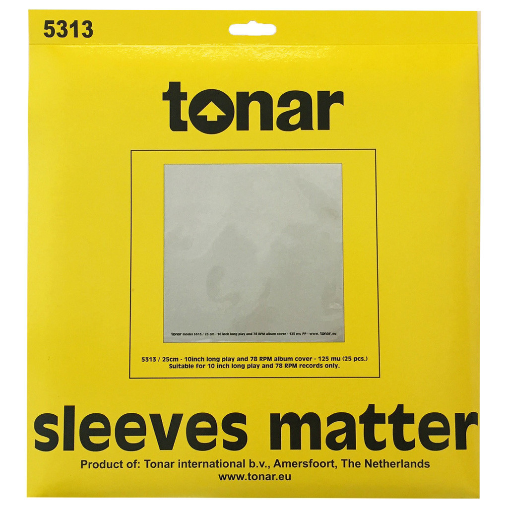Зовнішні пакети для 10" грамплатiвок TONAR (25 шт.), art 5313 (art.221001)