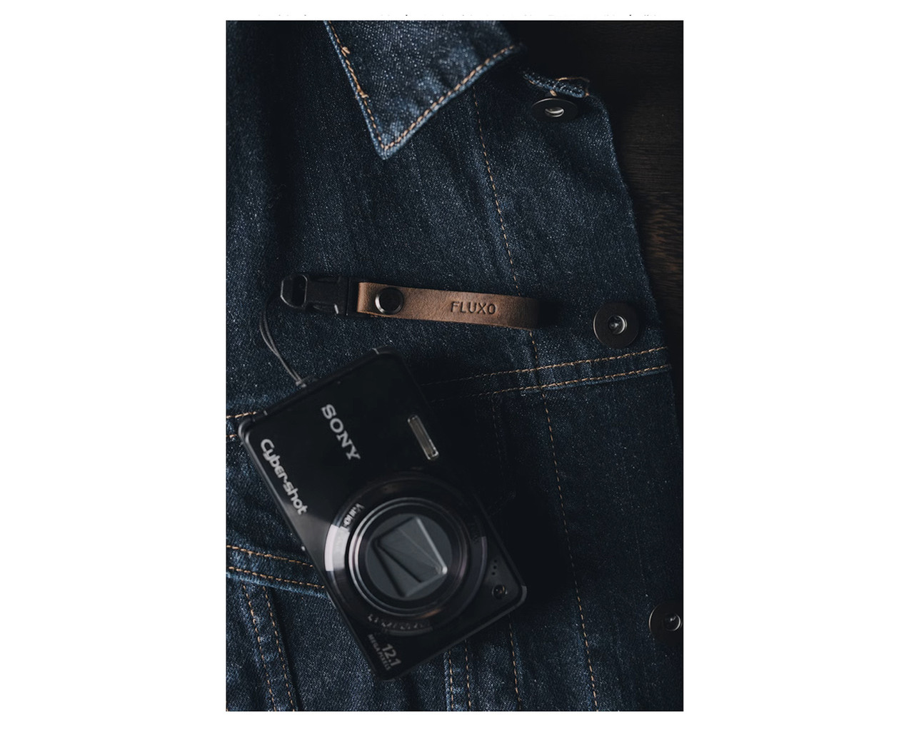 Маленький ремінець FLUXO для камери Sony, Canon, Olympus з пряжкою в стилі ретро, з натуральної шкіри