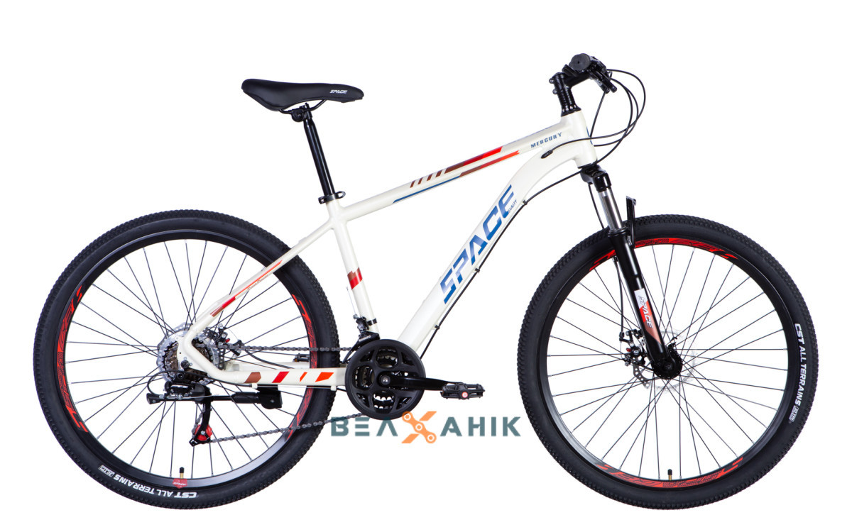 Велосипед 26" SPACE MERCURY Хардтейл DD ST (рама 15") бежевий