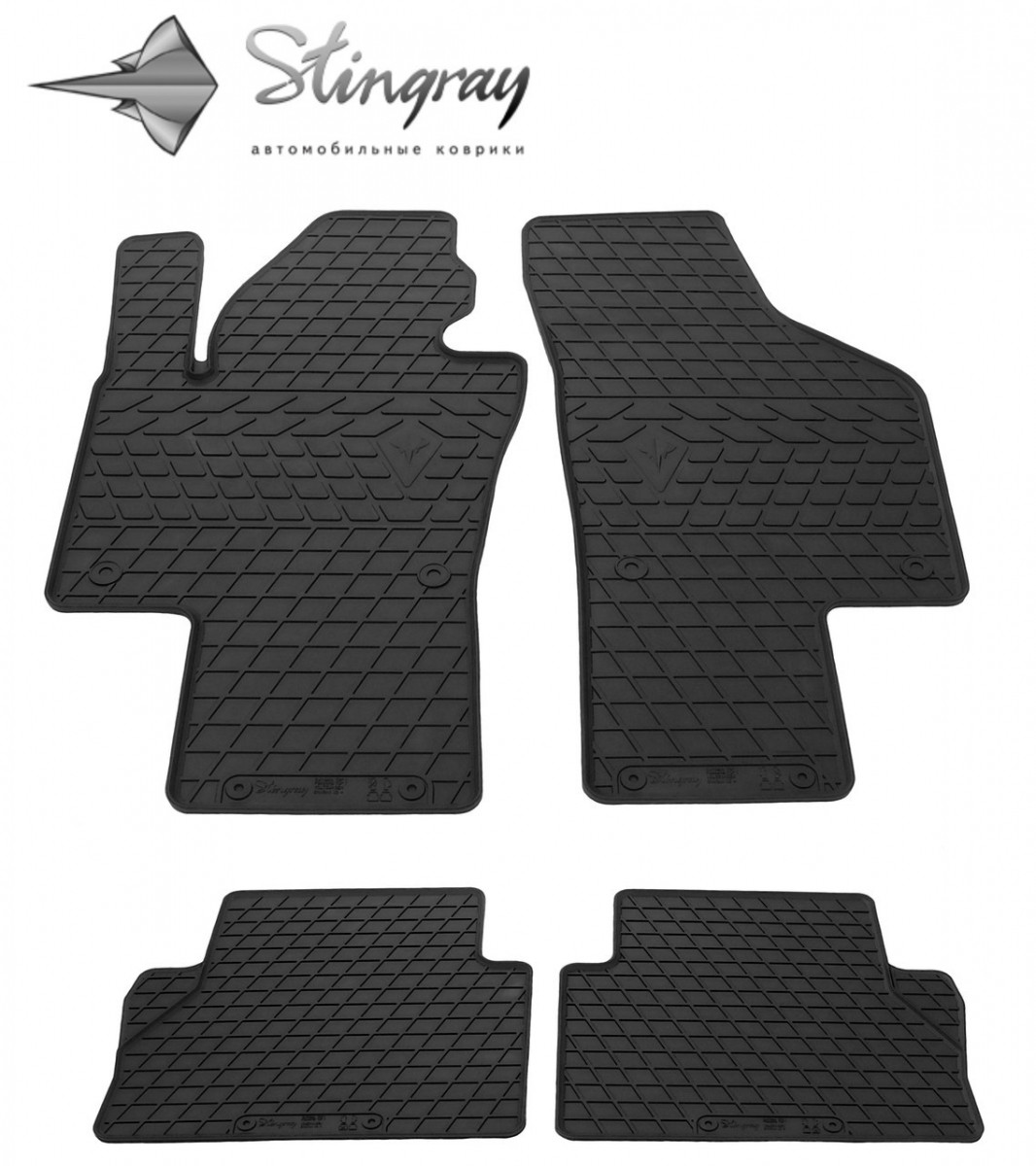Килимки в машину hotdeal (4 шт) для Seat Alhambra II (7N) (2010-...) Сиат