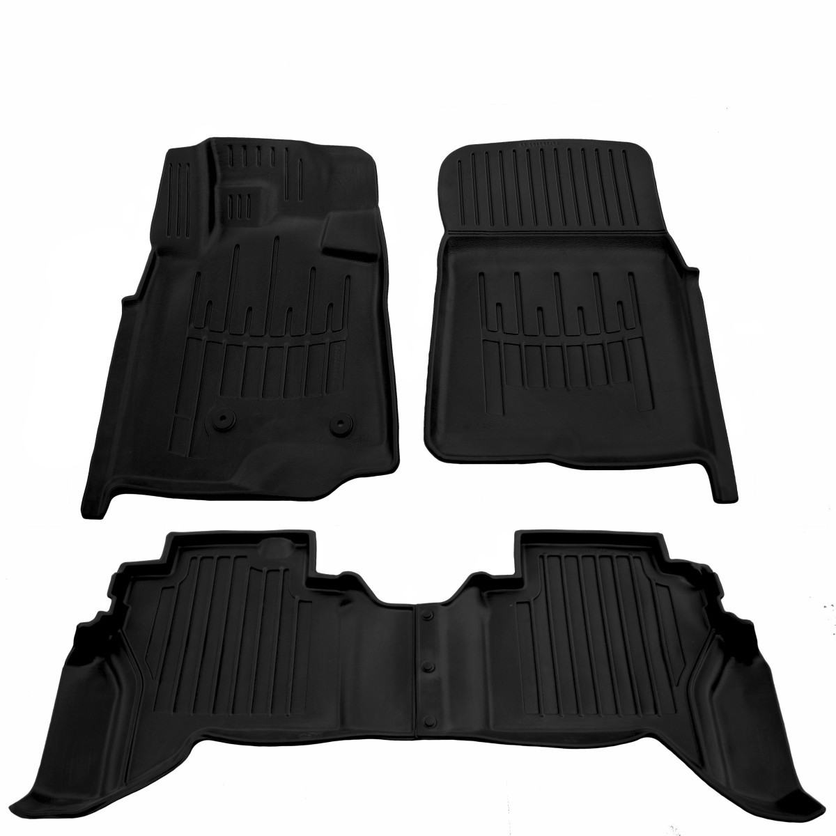 Комплект 3D килимків hotdeal в салон автомобіля Renault Mitsubishi Pajero Wagon IV (V80) (2006-...) Рено, фото 1