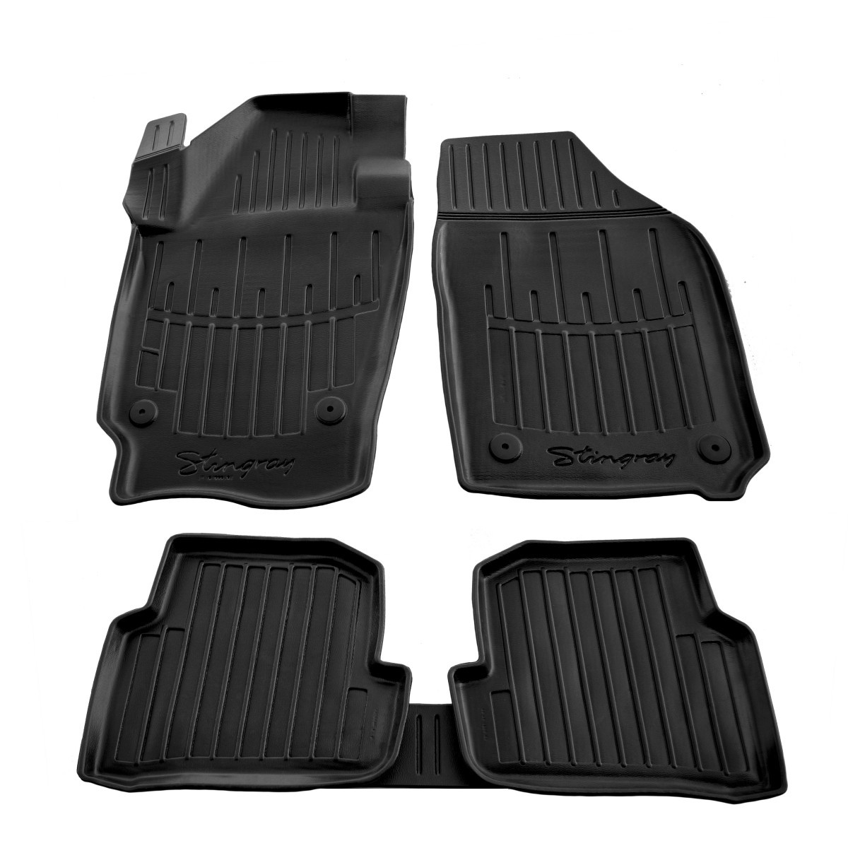 Комплект 3D килимків hotdeal в салон автомобіля Skoda Fabia III (2014-...) Шкода, фото 1