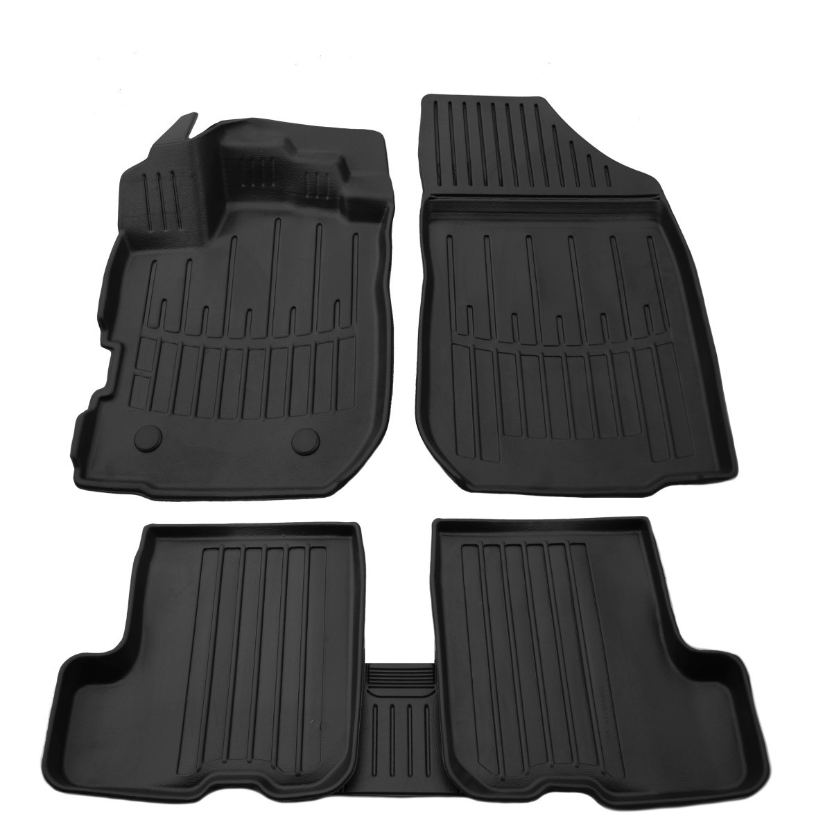 Комплект 3D килимків hotdeal в салон автомобіля Renault Sandero Stepway II (2012-2020) Рено, фото 1