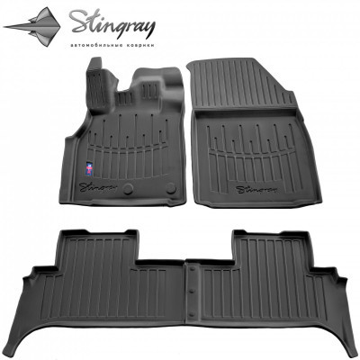 Комплект 3D килимків hotdeal в салон автомобіля Renault Scenic III (2009-2016) Рено, фото 1