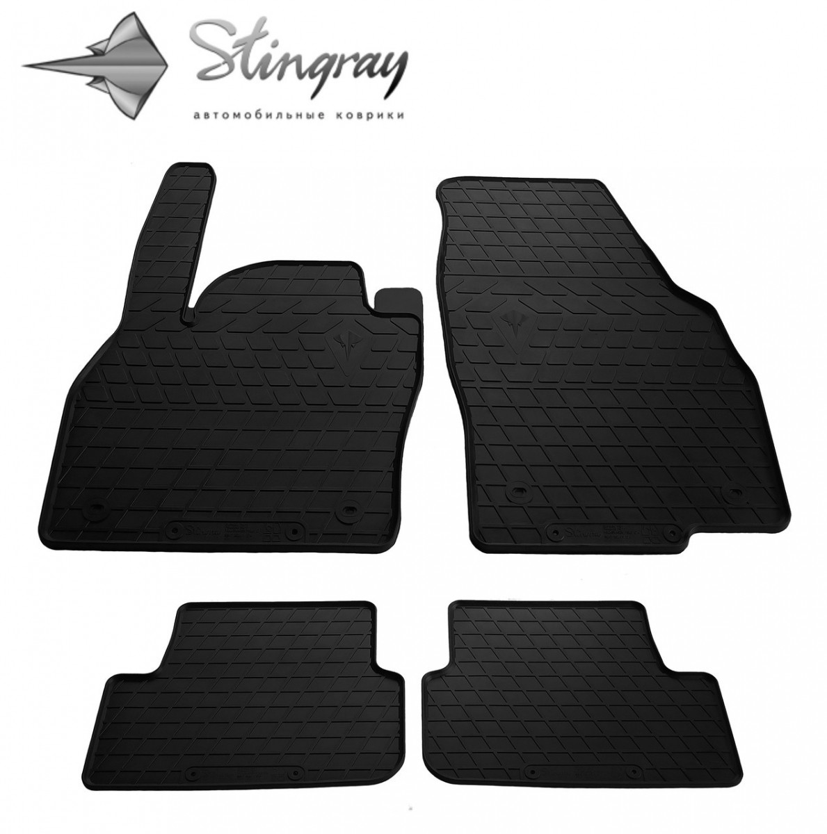 Килимки в машину hotdeal (4 шт) для Seat Ibiza V (2017-...) Сиат, фото 1