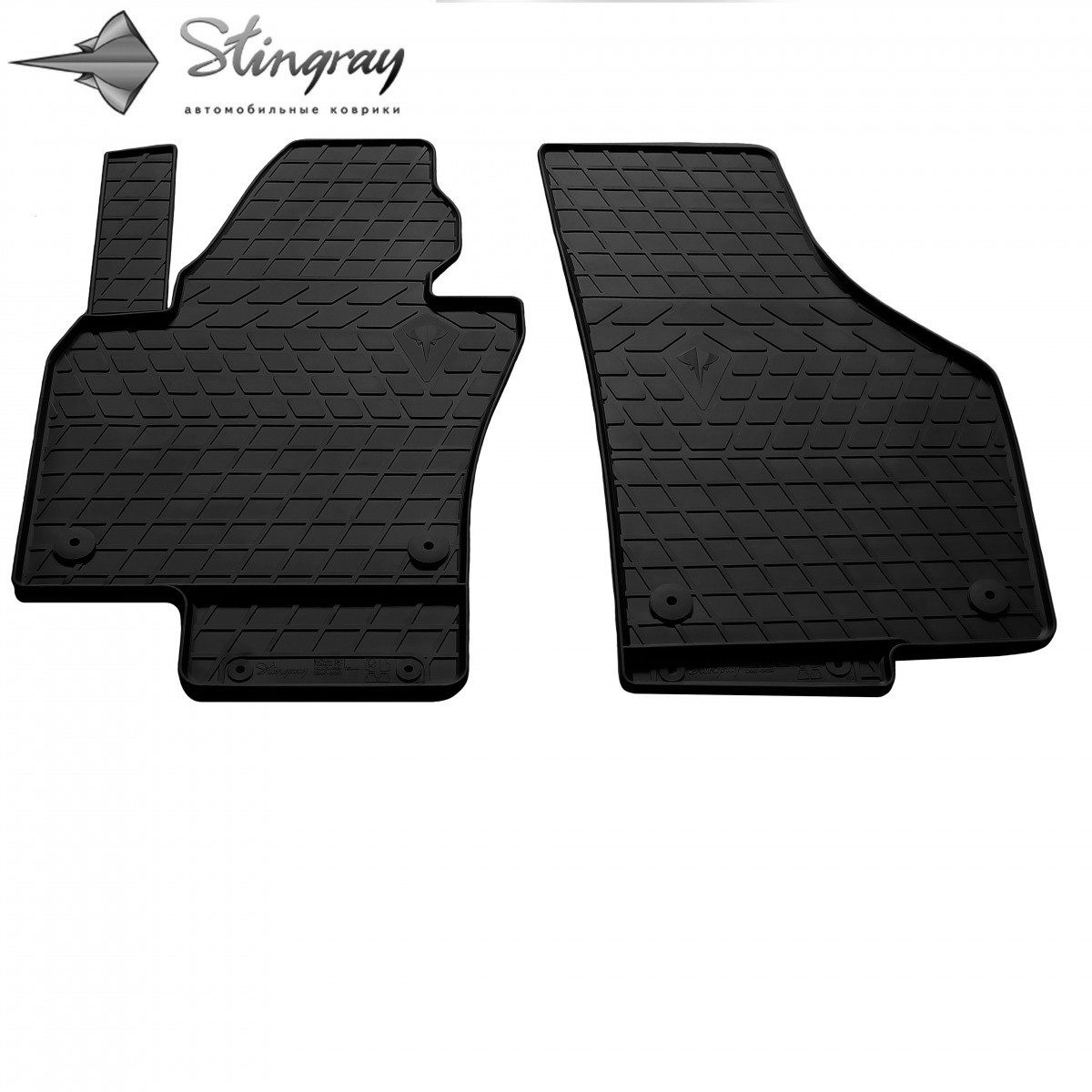 Передні автомобильные Гумові Килимки hotdeal (2 шт) для  Volkswagen Tiguan I (2007-2015) Фольксваген, фото 1
