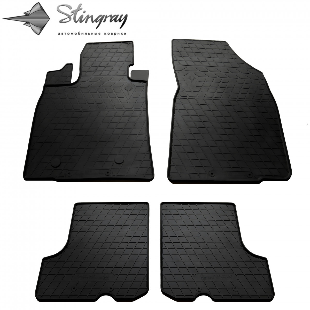 Dacia Sandero Stepway I (2008-2012) комплект килимків з 4 штук Дация, фото 1