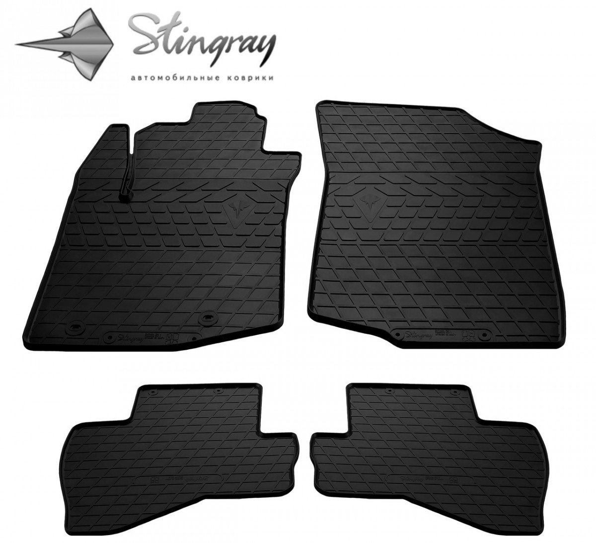 Килимки в машину hotdeal (4 шт) для Toyota Aygo (2014-...) Тойота