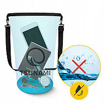 Гермомішок TSUNAMI Dry Pack 10 л водозахисний Sky Blue (P-5905973400046), фото 5