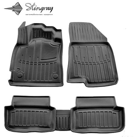 Комплект 3D килимків 7trav у салон Dacia Sandero Stepway III (Prestige) (2020-...), фото 1