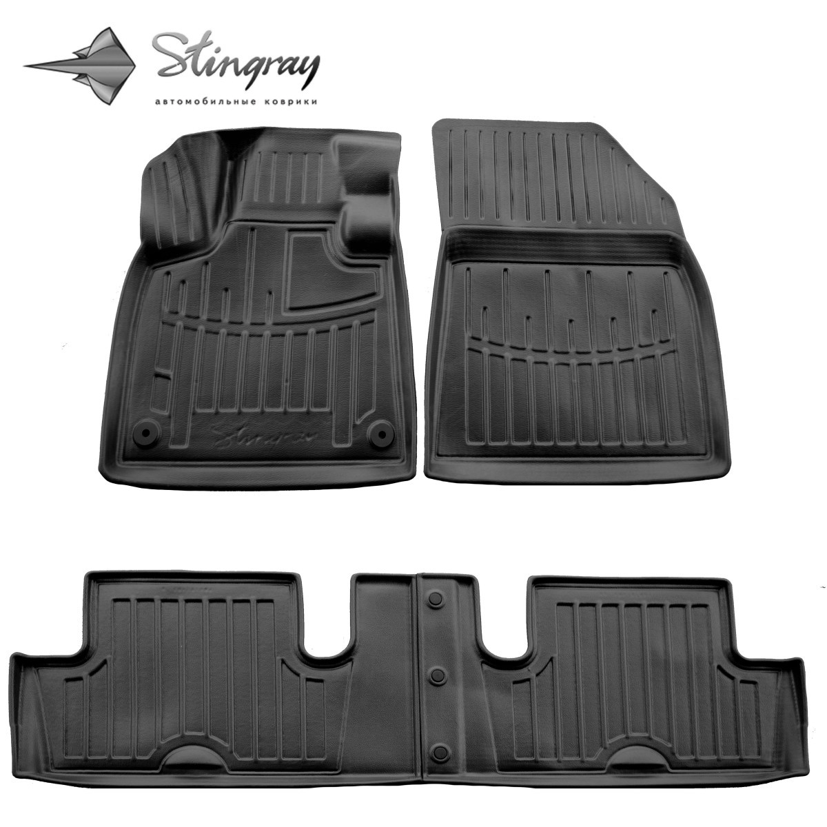 Комплект 3D килимків 7trav у салон Citroen C4 Picasso (2013-2022)