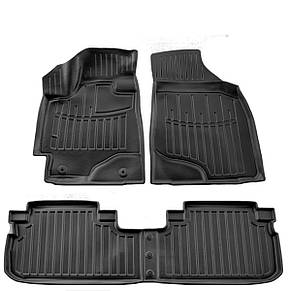 Комплект 3D килимків 7trav в салон Toyota Highlander (XU40) (2008-2013), фото 1