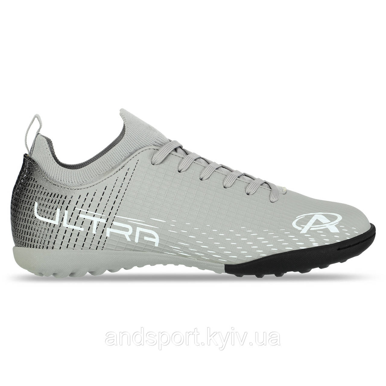 Сороконіжки футбольні Pro Action PRO0402-7B розмір 35-40 сірий-чорний Код PRO0402-7B
