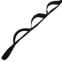 Стрічка стропа з петлями для розтяжки STRETCHING STRAP EZOUS I-01 8 петель чорний Код I-01, фото 3
