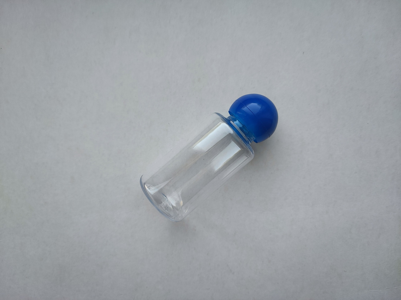 30 мл ПЕТ з кільцем прозора пляшка флакон з кришкою синя кулька, ковпачком, гвинтовою закруткою, флакони