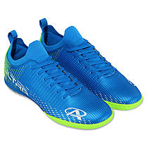 Сороконіжки футбольні Pro Action PRO0402-1 розмір 40-45 синій-салатовий Код PRO0402-1, фото 5