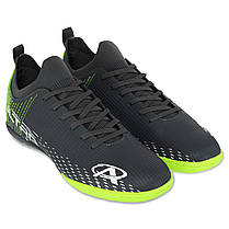 Сороконіжки футбольні Pro Action PRO0402-14 розмір 40-45 сірий-салатовий Код PRO0402-14, фото 5