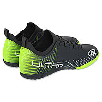 Сороконіжки футбольні Pro Action PRO0402-14 розмір 40-45 сірий-салатовий Код PRO0402-14, фото 6