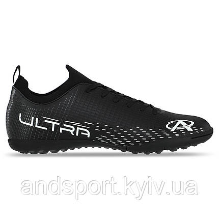Сороконіжки футбольні Pro Action PRO0402-4 розмір 40-45 чорний-білий Код PRO0402-4, фото 1