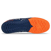 Сороконіжки футбольні Pro Action PRO0402-6 розмір 40-45 темно-синій-помаранчевий Код PRO0402-6, фото 2