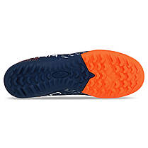 Сороконіжки футбольні Pro Action PRO0402-6B розмір 35-40 темно-синій-помаранчевий Код PRO0402-6B, фото 3