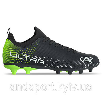 Бутси футбольні Pro Action PRO0402-14T розмір 40-45 сірий-салатовий Код PRO0402-14T, фото 1