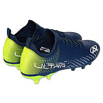 Бутси футбольні Pro Action PRO0402-5T розмір 40-45 темно-синій-лимонний Код PRO0402-5T, фото 6