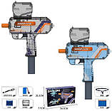 Автомат пістолет Орбіган ST 611 A-1 S2 на акумуляторі 7.4V, стріляє м'якими й орбізами водяними кулями, окуляри, фото 4