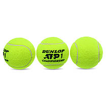 М'яч для великого тенісу DUNLOP ATP CHAMPIONSHI DL601332 3шт салатовий Код DL601332, фото 6
