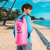 Гермомішок TSUNAMI Dry Pack 30 л водозахисний Pink (P-5907739314093), фото 4
