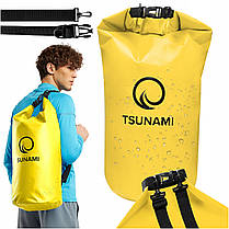 Гермомішок TSUNAMI Dry Pack 30 л водозахисний Yellow (P-5907739314086), фото 4