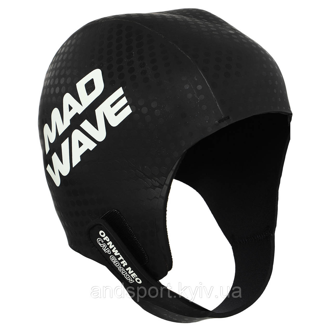 Шолом для тріатлону та плавання на відкритій воді MADWAVE OPNWTR NEO CAP GDSKN M204208 розмір S-XL кольору в