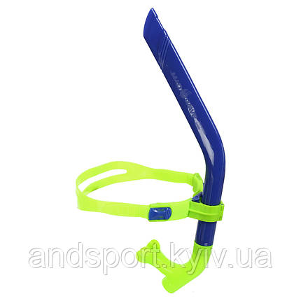 Трубка фронтальна дихальна для плавання MadWave PRO SNORKEL junior M077702 кольори в асортименті Код M077702, фото 1