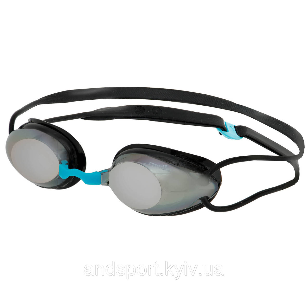 Окуляри для плавання стартові дзеркальні лінзи MadWave HONEY MIRROR M042719 кольори в асортименті Код M042719