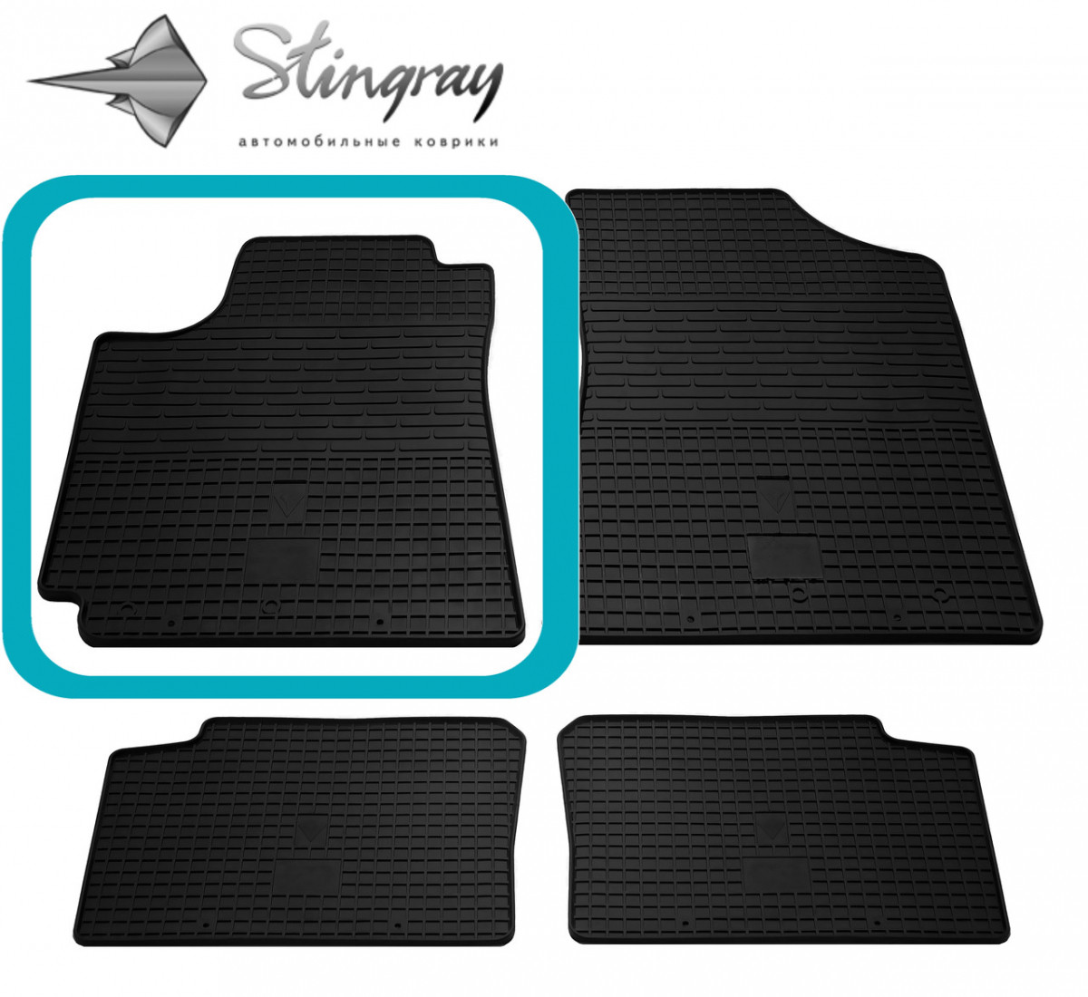 Килимок в авто smile Передній лівий на Geely Emgrand EC7 (2009-...) Джили