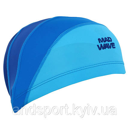 Шапочка для плавання текстильна на довге волосся юніорська MadWave LONG HAIRS JUNIOR M052102 кольори в, фото 1