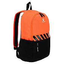 Рюкзак спортивний KELME CAMPUS 9876003-9009 чорний-помаранчевий Код 9876003-9009, фото 4
