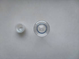 30 мл ПЕТ з кільцем прозора пляшка флакон з кришкою перламутрова кулька, ковпачком, гвинтовою закруткою, флакони, фото 3