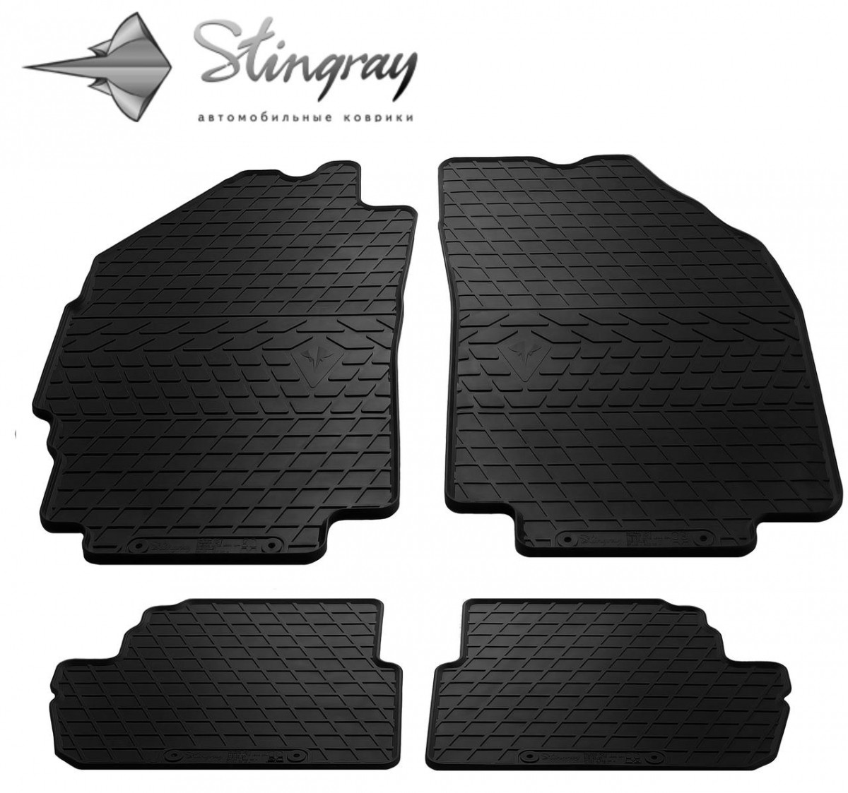 Килимки в авто mebelime (4 шт) на Chevrolet Spark (M300) (2009-2015) Шевроле, фото 1