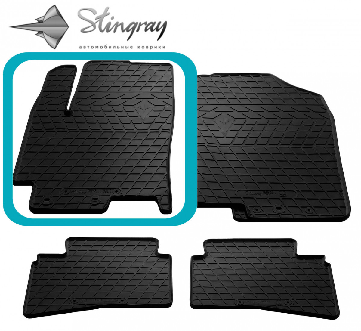 Килимок в авто mebelime Передній лівий на Kia Rio IV (2017-...) Киа, фото 1