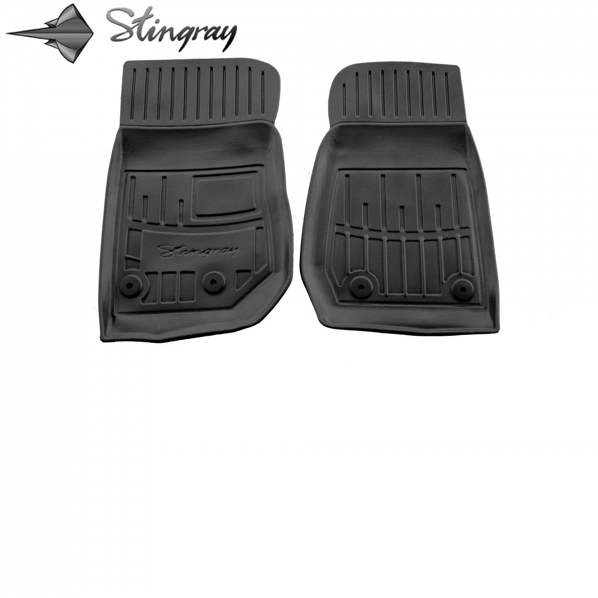 Передні 3D-килимки для Jeep Wrangler (JK) (3 doors) (2007-2018) Джип, фото 1