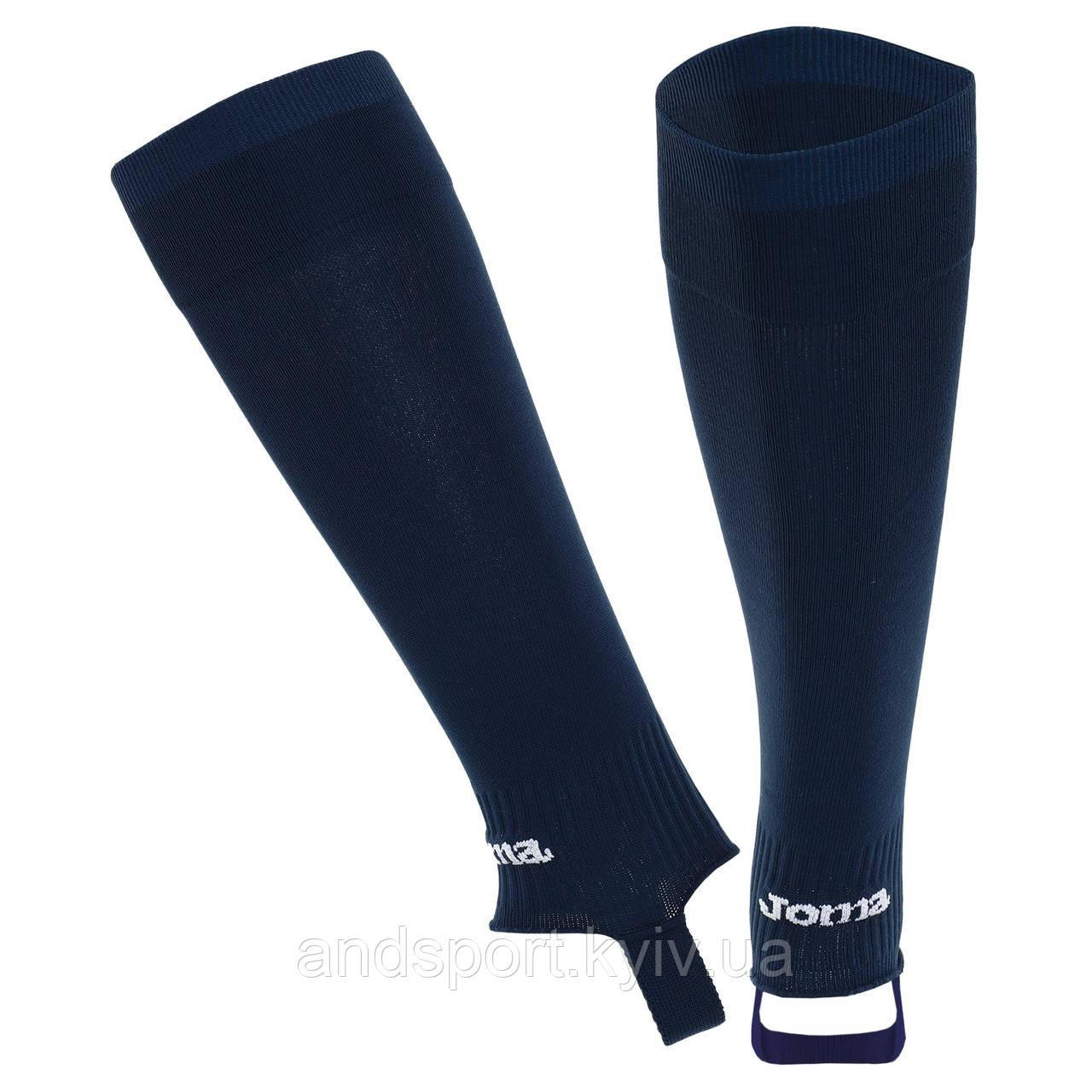 Гетри футбольні без шкарпетки обрізки Joma LEG II 400753-331 розмір 35-46 темно-синій Код 400753-331