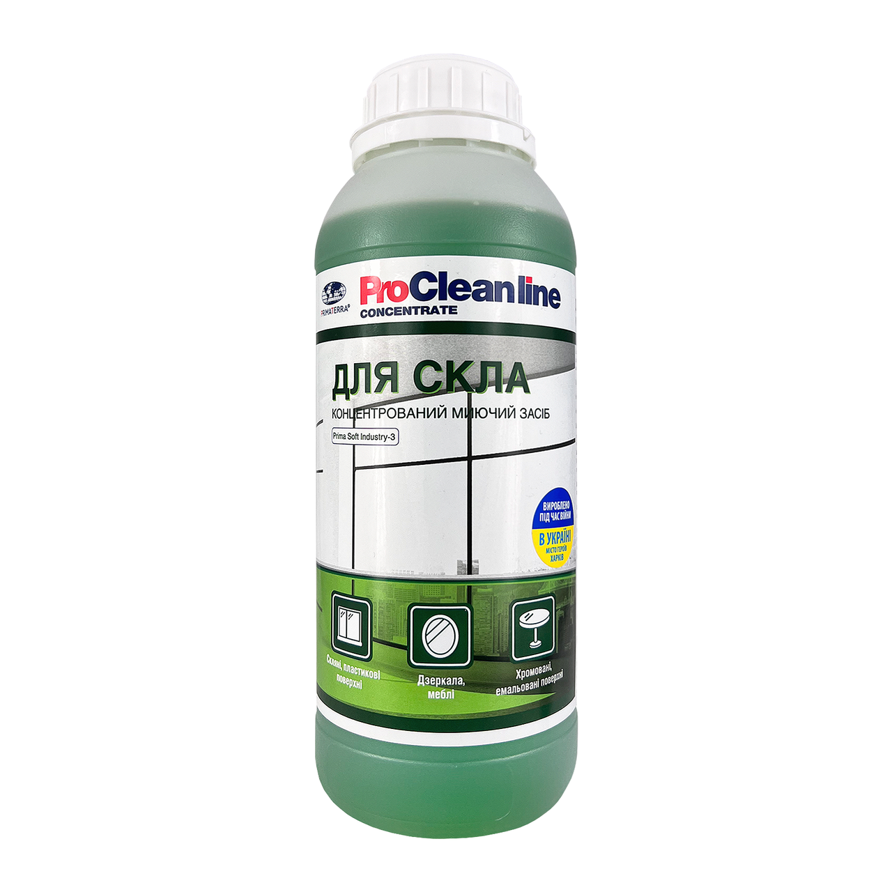 Миючий засіб для скла і дзеркал, концентрат Industry-3 (1,05 кг)