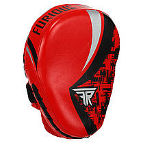 Лапа Вигнута для боксу та єдиноборств FISTRAGE FURIOUS VL-4465 2шт червоний-чорний Код VL-4465, фото 2