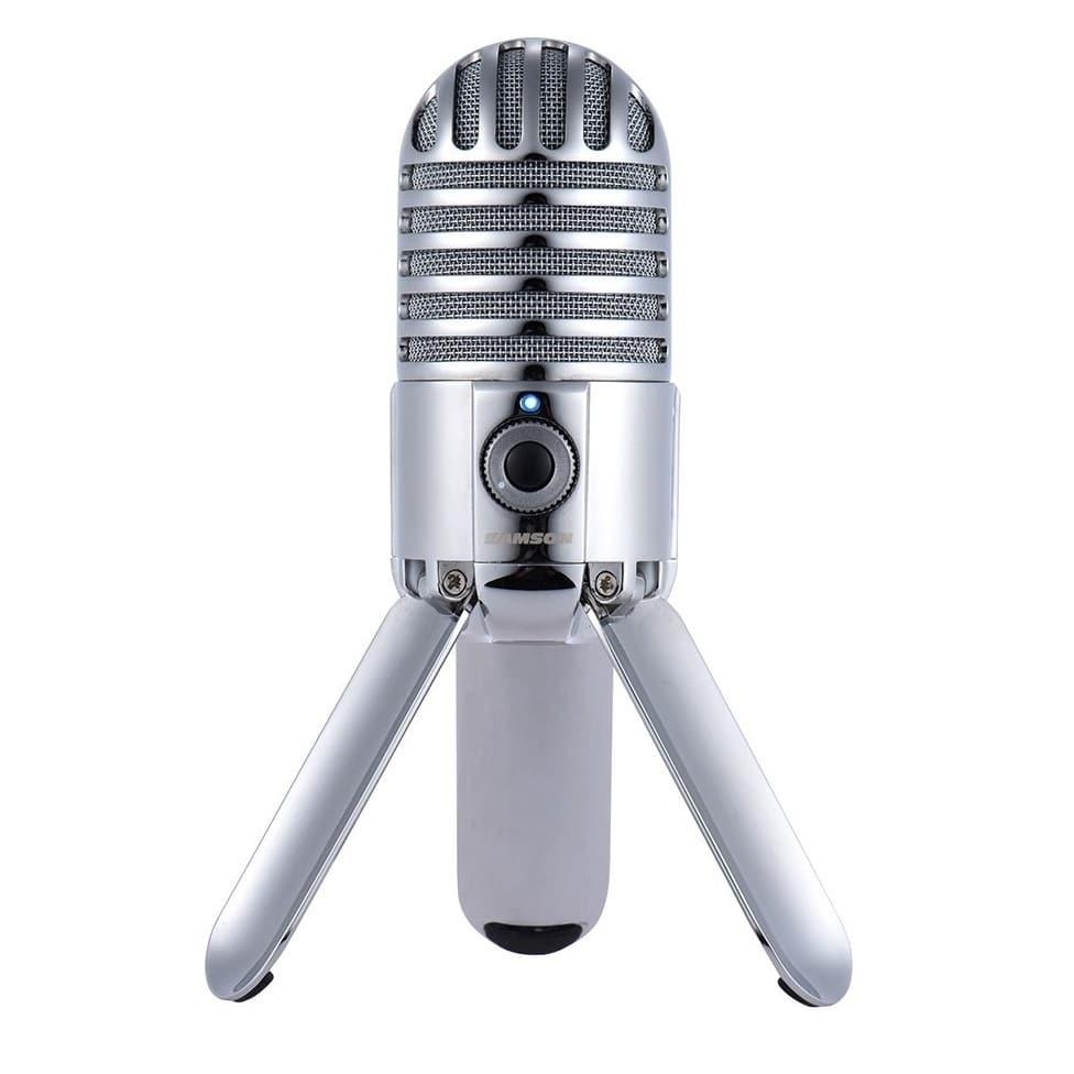 Мікрофон Samson Meteor MIC з USB-приєднанням — Срібло