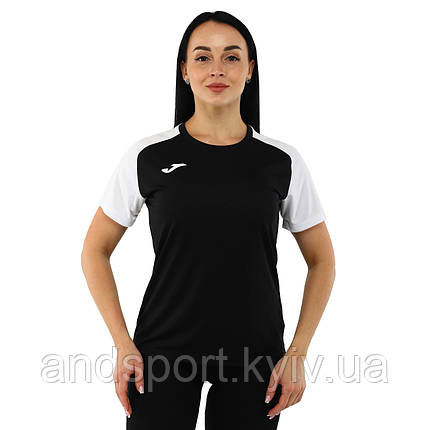 Футболка жіноча Joma ACADEMY IV 901335-102 XS-L чорний-білий Код 901335-102, фото 1