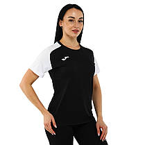 Футболка жіноча Joma ACADEMY IV 901335-102 XS-L чорний-білий Код 901335-102, фото 3