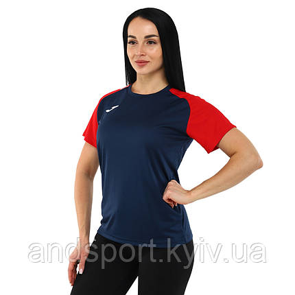 Футболка жіноча Joma ACADEMY IV 901335-336 XS-L темно-синій-червоний Код 901335-336, фото 1