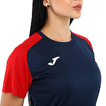 Футболка жіноча Joma ACADEMY IV 901335-336 XS-L темно-синій-червоний Код 901335-336, фото 6