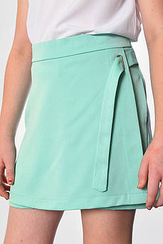 Спідниця-шорти дитяча для дівчинки м'ятного кольору р.S 182621S